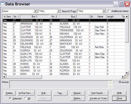 DATA BROWSER COMMAND